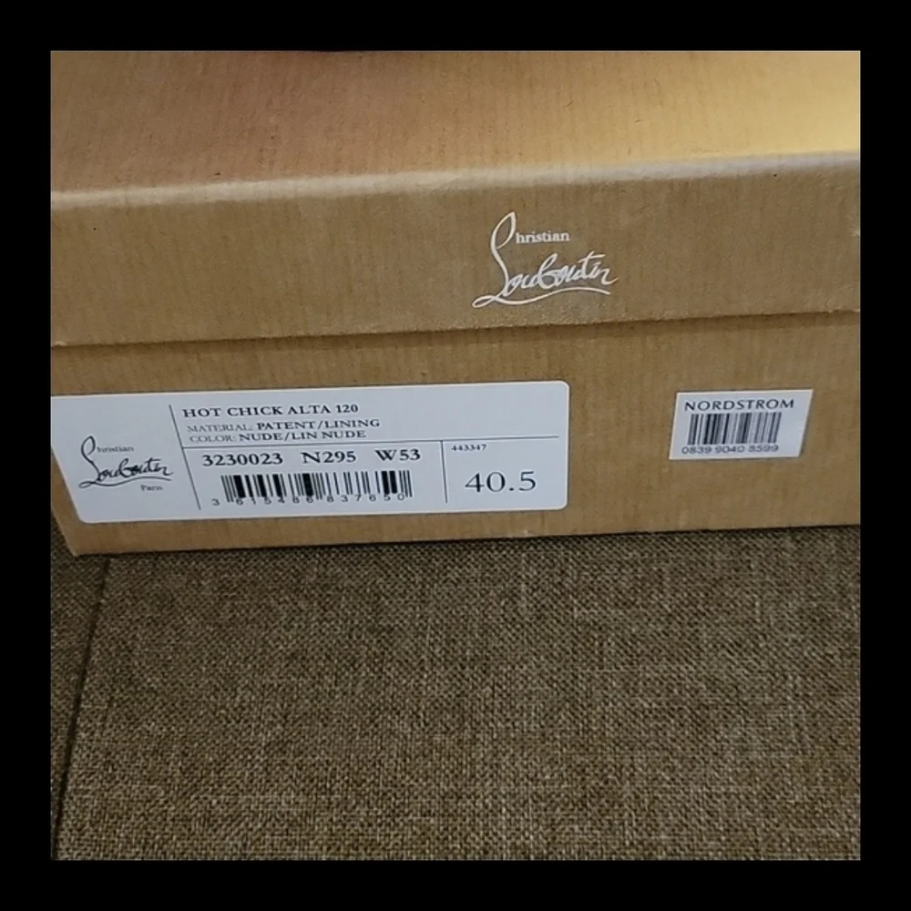AUTHENTIC Christian Louboutin Hot Chick Alta 40.5w - Picture 9 of 10